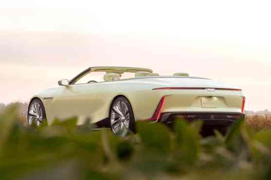 Cadillac Sollei in Manila Cream is a stunning electric dream image