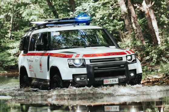 This Land Rover Defender 130 is ready for relief missions image