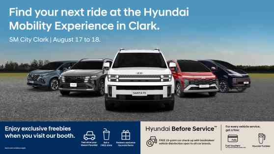 Hyundai Mobility Experience is in SM City Clark this weekend image