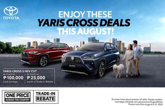Toyota offering attractive deals for Yaris Cross HEV this August image
