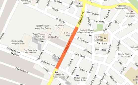 Makati Avenue temporarily closed to traffic starting midnight today image