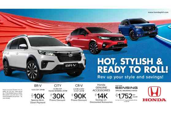 Honda PH rolls out &ldquo;Hot, Stylish, and Ready to Roll&rdquo; promo for October 2024 image