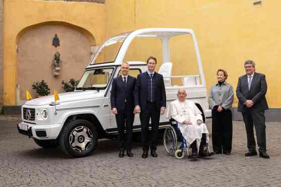All-new Popemobile is an electric Mercedes-Benz G-Class image