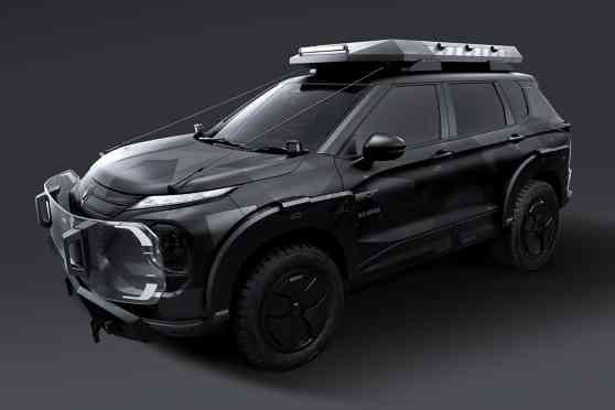 This custom Mitsubishi Outlander PHEV is inspired by Metal Gear Solid image