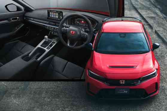 Dark Mode: Honda Civic Type R interior package trades red for black suede image