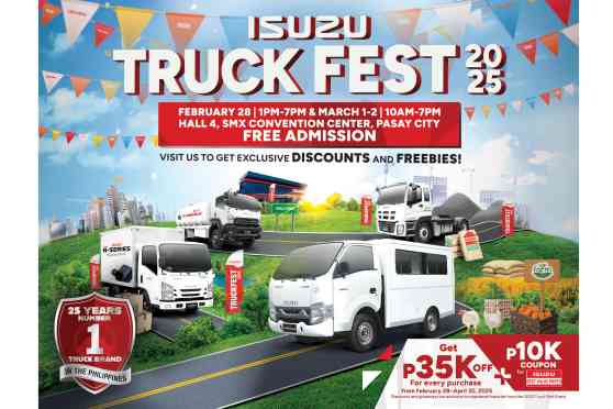 2025 Isuzu Truck Fest starts Feb 28 at SMX Convention Center image