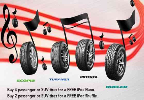 Bridgestone Philippines iPod giveaway image