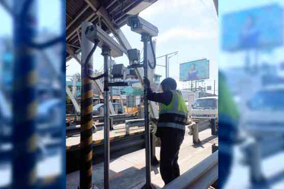 NLEX to spend PHP 1.4B on speed cameras, license plate recognition image