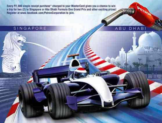Petron to raffle off free trips to Singapore and Abu Dhabi F1 GP image