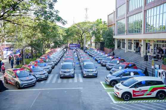 Valenzuela City deploys 41 BYD Dolphin units for police, LGU duty image