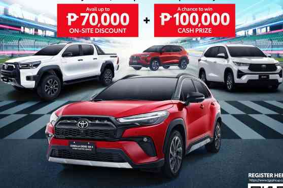 Toyota offering up to PHP 70,000 in discounts this weekend image