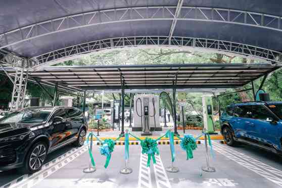 Ayala launches fastest EV charging station with up to 480 kW in Makati image