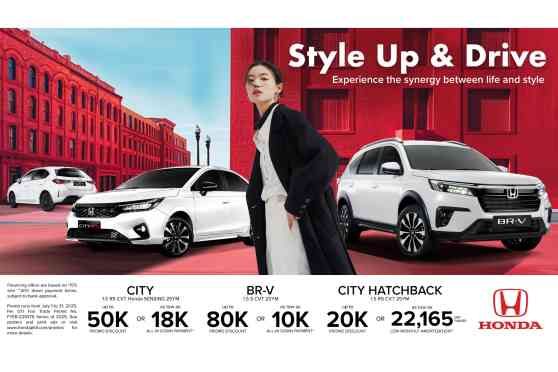 Honda Cars PH extends Style up and Drive Promo to July 31 image