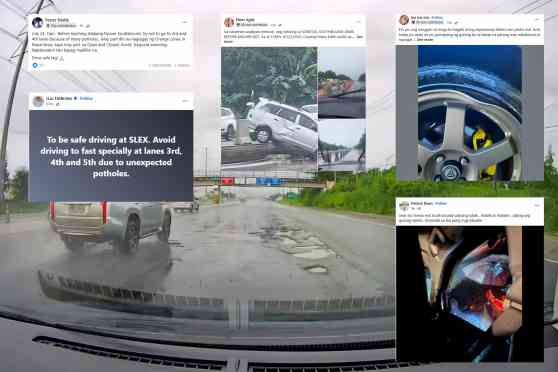 SLEX, STAR, Skyway users alarmed over dangerous conditions, potholes image