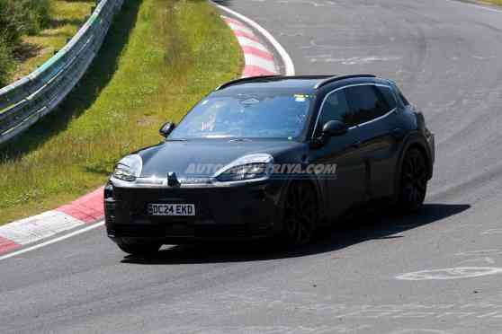 SPIED: Is Bentley's first EV based on a Porsche? image