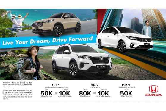 Honda PH &ldquo;Live Your Dream, Drive Forward&rdquo; promo extends to September image