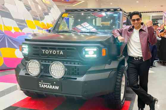 Toyota Tamaraw goes on nationwide tour with brand ambassador Coco Martin image