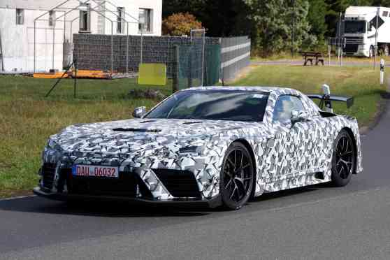 SPIED: V8-powered Lexus LFR spotted with various rear wings, less camo image
