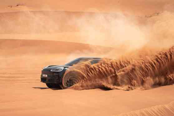 Porsche Cayenne Electric being tested under digital and real-world conditions image