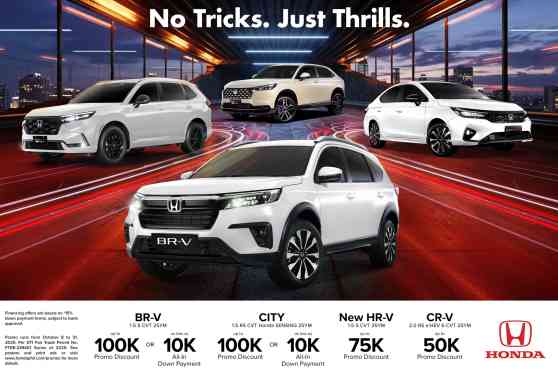 Honda PH launches &ldquo;No Tricks, Just Thrills&rdquo; promo for October image