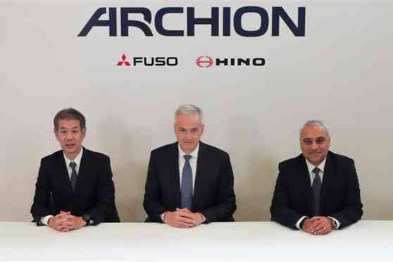 Fuso and Hino&rsquo;s new truck company will be called Archion image
