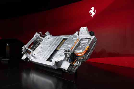 Elettrica: Ferrari reveals chassis of its first-ever EV image