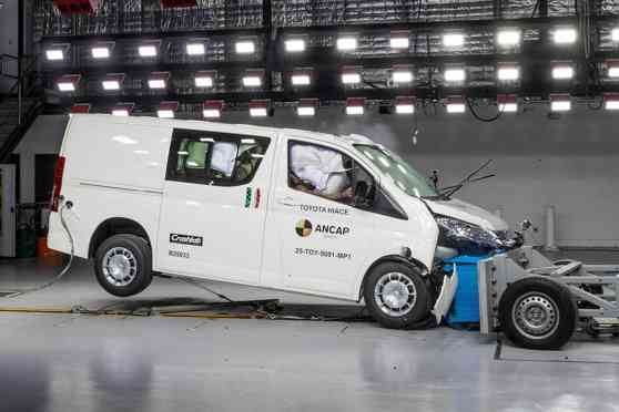 Toyota Hiace: Six years old, but still rated five stars by ANCAP safety image