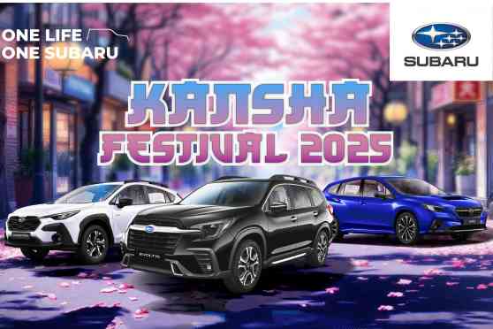 Get exclusive deals, discounts on Subaru vehicles with Kansha Festival 2025 image