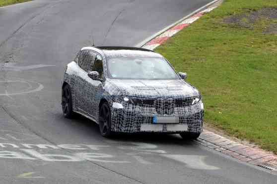 SPIED: BMW busy testing iX3 M at the Nurburgring image
