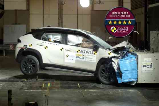 Suzuki Fronx achieves five-star safety rating from ASEAN-NCAP image