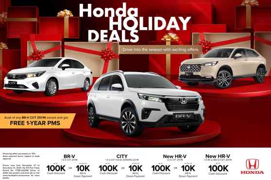 Enjoy up to 2 months free amortization with Honda Holiday Deals image