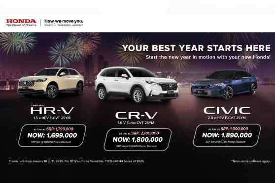 HCPI now offering 2026 Honda CR-V V Turbo with PHP 300K discount image