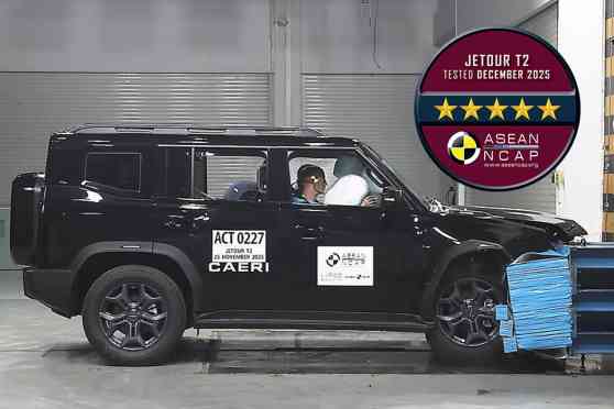 Jetour T2 awarded five-star safety rating by ASEAN NCAP image