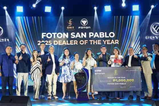 Foton San Pablo is the 2025 Dealer of the Year image