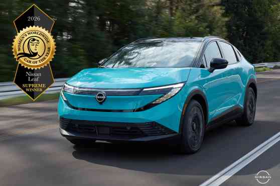 All-new Nissan Leaf wins 2026 Women&rsquo;s Worldwide Car of the Year image