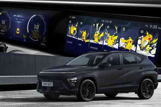 Hyundai adds Pokemon-themed displays for 2027 Kona update image