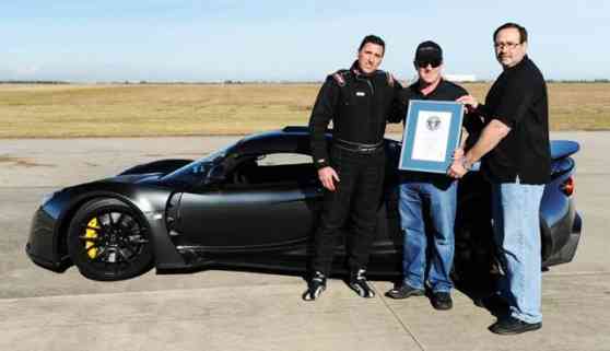 Hennessey Venom GT sets new world record for fastest production car image