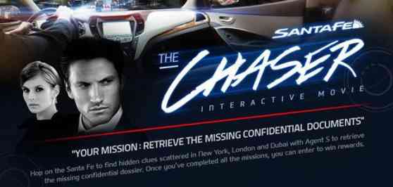 Hyundai introduces Santa Fe interactive movie game image