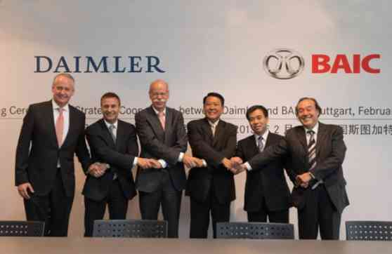 Daimler investing 12% in BAIC to strengthen China business image
