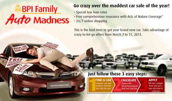 BPI Auto Loan launches innovative online auto sale image