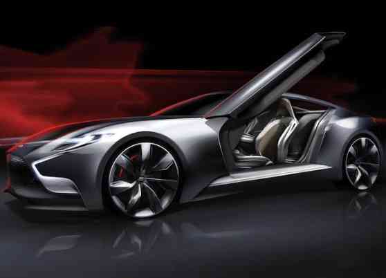 Hyundai reveals first photos of HND-9 luxury sports coupe concept image