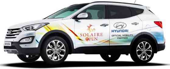 Hyundai Santa Fe becomes official mobility partner of Solaire Open 2013 image