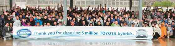 Global Sales of Toyota and Lexus Hybrids Exceed 5 Million image