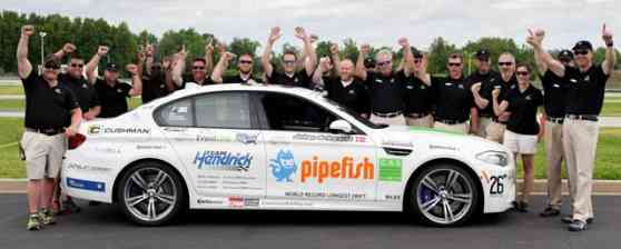 BMW M5 sets world record for longest sustained drift image