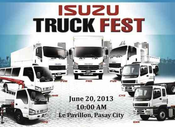 2013 Isuzu Truck Fest at Le Pavillon to open tomorrow image