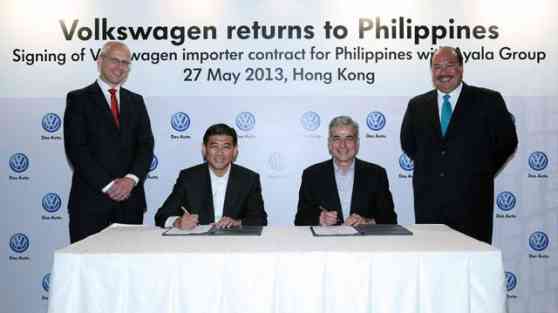 Volkswagen and Ayala Group formally ink importer contract image