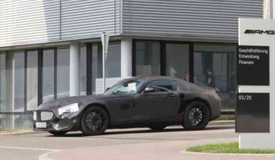 Mercedes-Benz releases 'spy shots' of upcoming sports car concept image