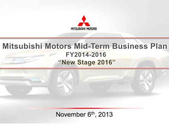 Mitsubishi Motors Corporation announces 3 year plan image