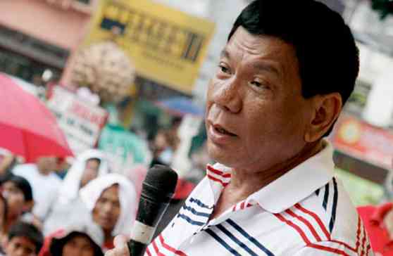 Davao City Mayor Rodrigo Duterte clamps down on overspeeding image