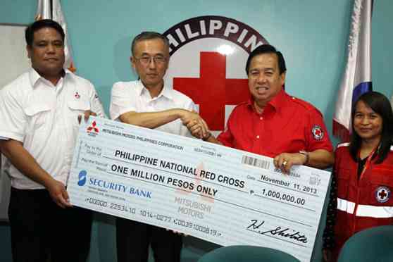 Mitsubishi Motors PH extends assistance to Typhoon Yolanda victims image